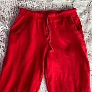 Red Streetwear Joggers